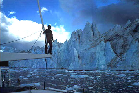 Amyr Klink na Antártida