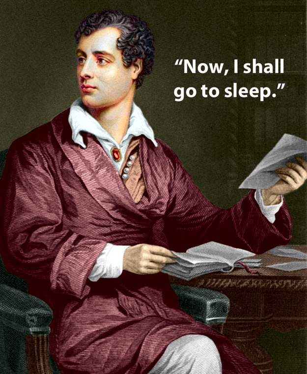 frase de Lord Byron